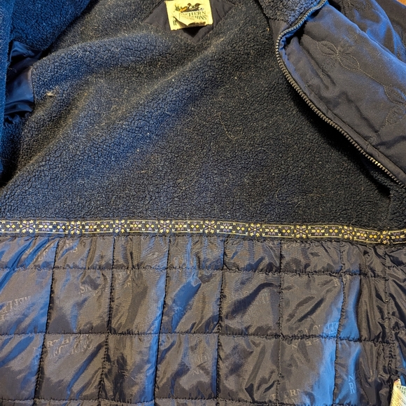 ✨ Vintage - Dark blue quilted jacket - Picture 7 of 8